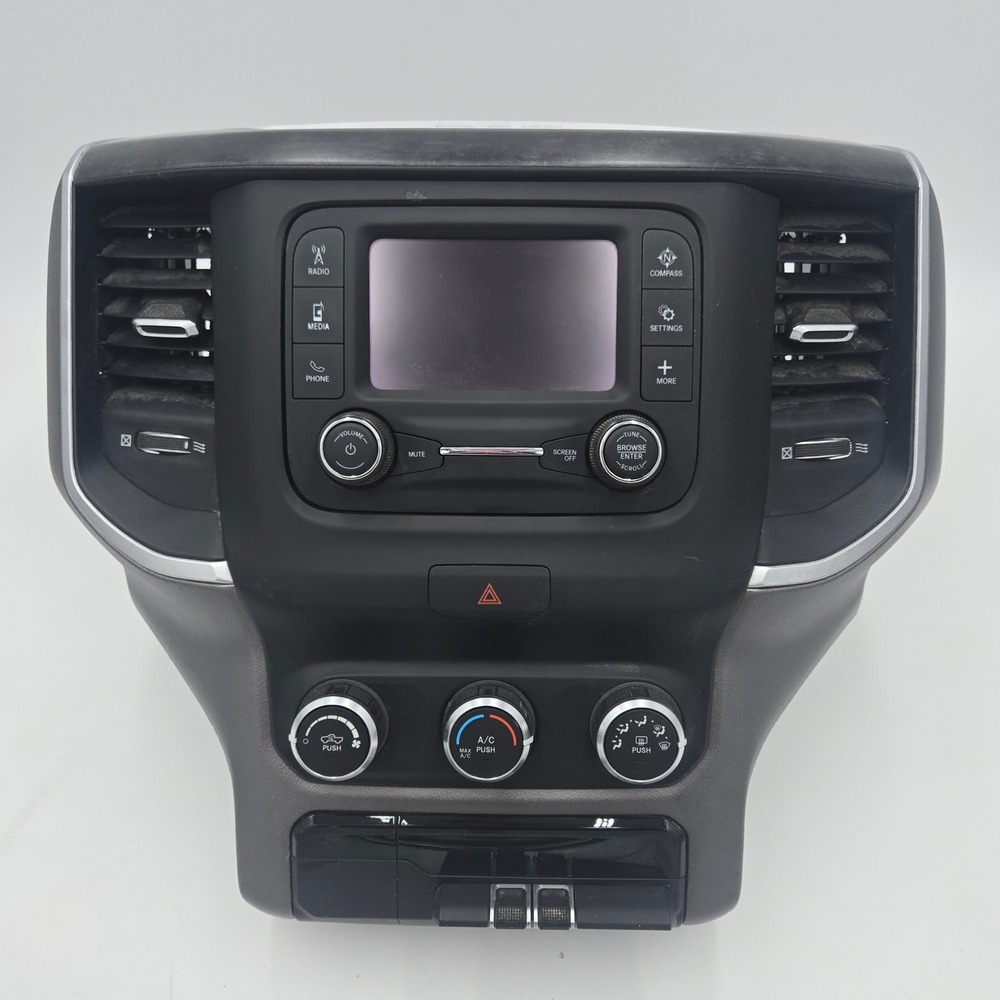 19-24 Ram 1500 2500 3500 Radio Climate Control Dash Bezel Screen Vents OEM